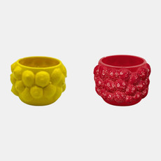 80434-01#7" 22oz 2/a Lemon/ Strawberry, Citro Candle