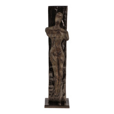 EV22994-01#19" Fostoria Gold Woman Statuary