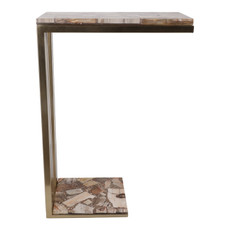 EV23142#24" Bremen Petridied Wood C-table