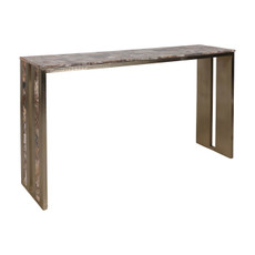 EV23143#54" Bremen Petridied Wood Console Table