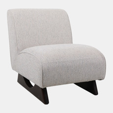 23181#33x30" Warren Accent Chair, Ivory/brown