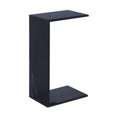 23257#25x14" Forest Marble C-table, Black
