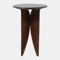 23270-02#23x16" Contemporary Accent Table, Black/brown
