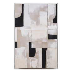 EV70478#40x60 Tristina Acrylic Frame Handpainted Wall Art