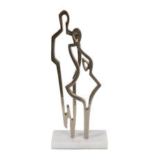 EV23469#15" Orwell Couple Statuary With Marble Base