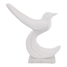 EV23474#10" Payne Eco-mix Bird Statuary With Marble Base