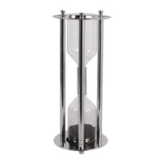 EV23494-01#18" Lillet Silver Metal Hourglass Sandtimer With B