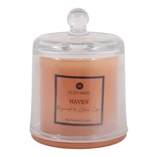 EV80586-03#5" 6oz Haven Bergamont & Clary Sage Glass Cloche 