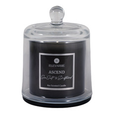 EV80586-07#5" 6oz Ascend Sea Salt & Driftwood Glass Cloche Ca