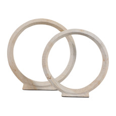 EV23597#S/2 10/12" Impex Palimanan Stone Ring Statuary 