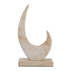 EV23600#14" Crescent Palimanan Stone Statuary 