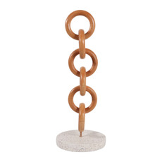 EV23602-01#22" Lirik Small Wood And Stone Statuary