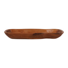 EV23610#20" Railus Wooden Long Tray Bowl
