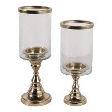 EV23645#S/2 10/12" Rummis Candle Holders