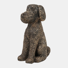 23783#9x6" Sitting Dog, Bronze