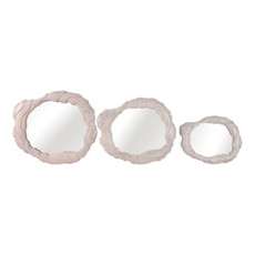 S/3 16/22/24"Tiberius Carved Dimensional Mirror Set for Home & Office Decor