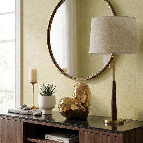 13216-02#Gold Ceramic Heart 8"