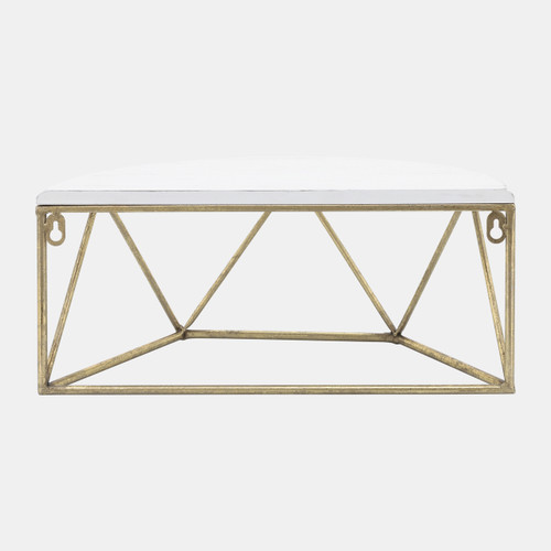 14409-01#Wood / Metal 16" L Demilune Wall Shelf, White