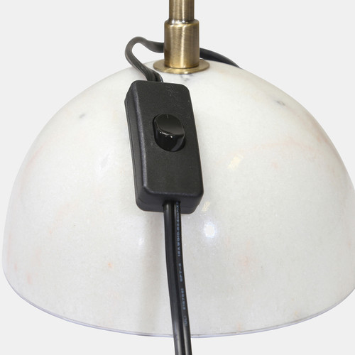 50077#Metal 22" Desk Lamp, Brass