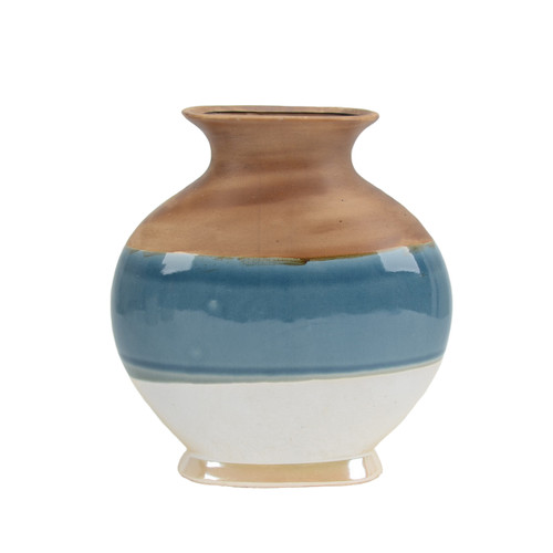 13730-05#Decorative Ceramic Vase, Multi Color
