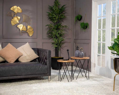 15277-02#Metal 10"h Snake, Black