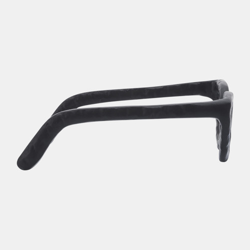13532-05#Aluminum Glasses Sculpture, Black