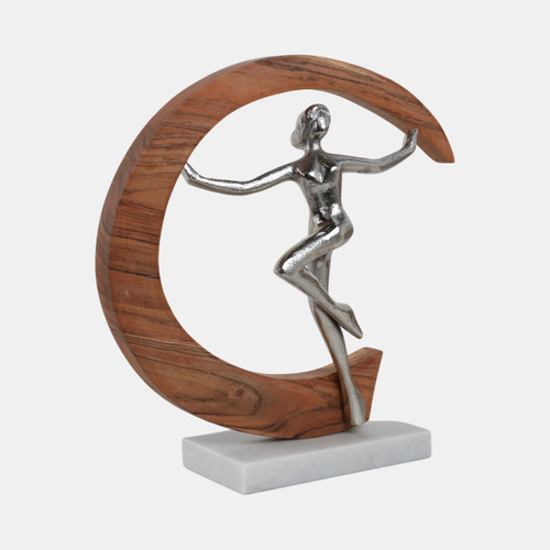 15588#14" Metal Gymnast, Silver