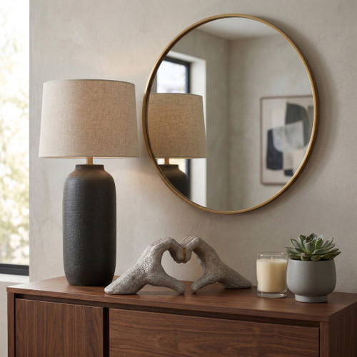 15688-01#5" Hand-heart, Champagne