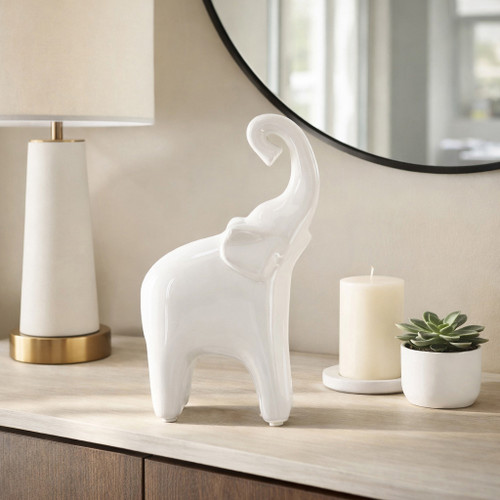 14354-08#Cer, 6 X11" Elephant White