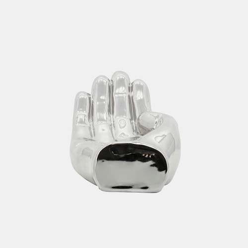 16145-02#8" Asking Hand, Silver