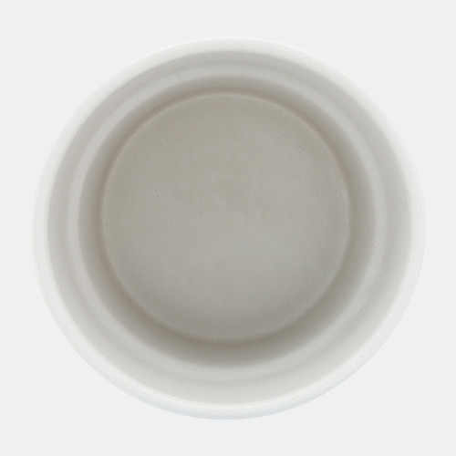 16772-03#Cer, S/3 7/9/10"d Mushroom Planters, White