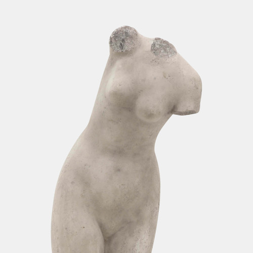 16877#Resin, 26"h Torso, Gray Kd