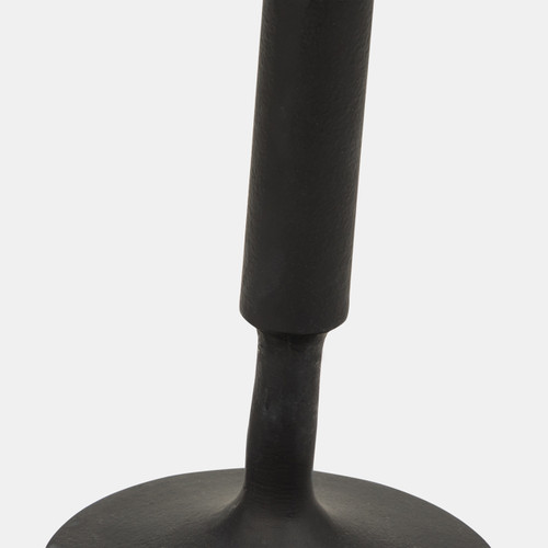 16976-02#Metal, 16"h Taper Candle Holder, Black