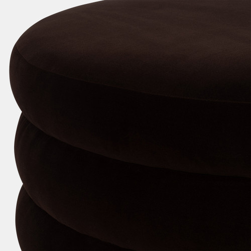 17093#39x17 Triple Tiered Ottoman, Brown