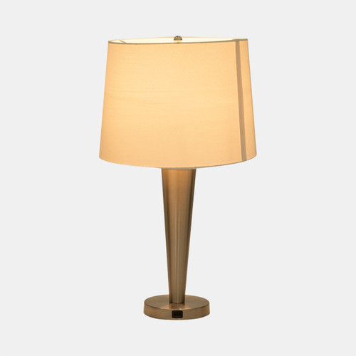 50698-01#Metal,s/2,25"h,slim Cone Table Lamps,nickel