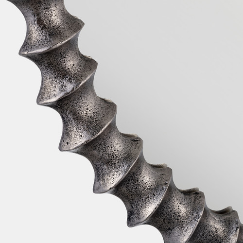 17434#Metal,29",ring Texture Mirror,brushed Nickel