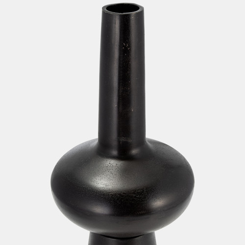 17520-01#Metal, 22"h Vintage Vase, Bronze