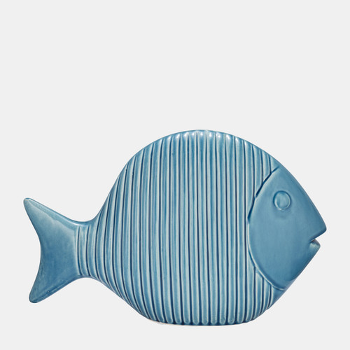 17797-04#Cer,16",v Striped Fish,blue