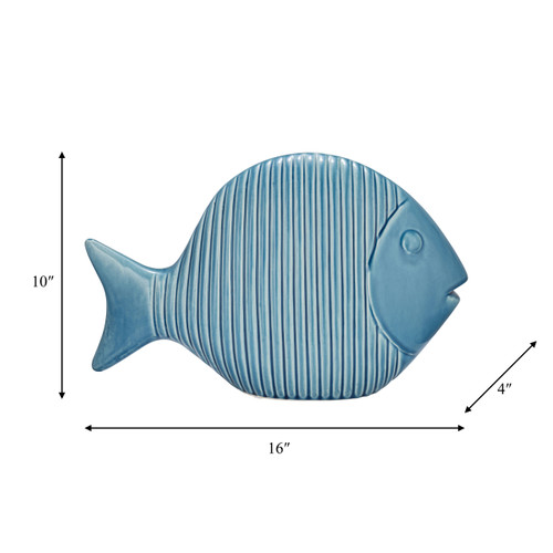 17797-04#Cer,16",v Striped Fish,blue