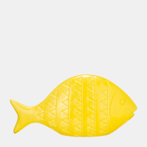 17841-02#Cer,17",zigzag Scaled Fish,yellow