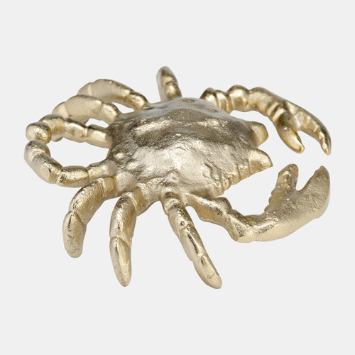 17834#Metal, 7", Crab Deco,champagne