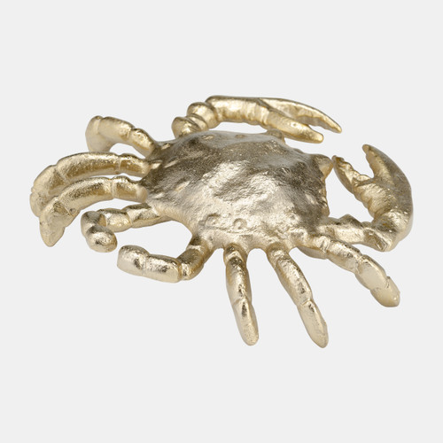 17834#Metal, 7", Crab Deco,champagne