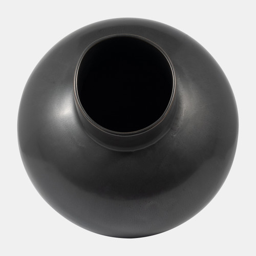 17926-03#Cer, 18"h Bubble Vase, Gray