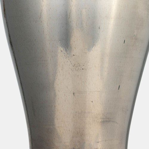 17977-02#Glass, 16"h Olpe Vase, Teal