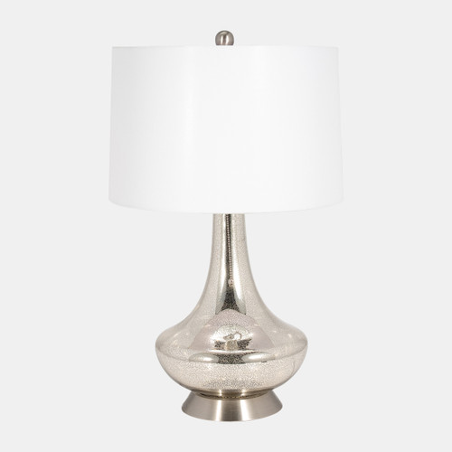 51243#27''glass Table Lamp, Champagne