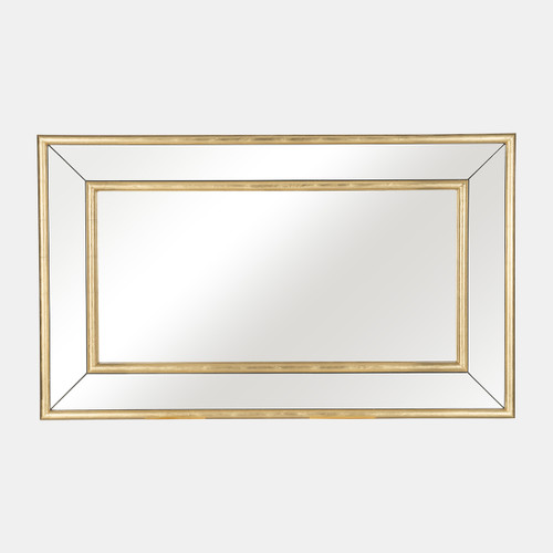 18118#47x79 , Gold Box Mirror