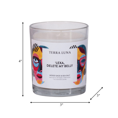 80224#4" 7 Oz Delete My Belly Boxed Candle