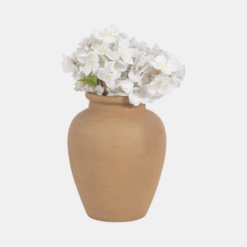 18253-01#Terracotta, 10" Traditional Jug, Natural