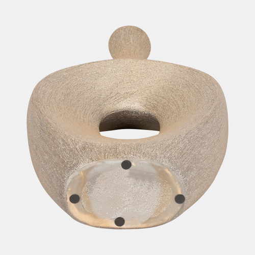 18432-04#Cer, 19" Beaded Open Cut Vase, Champ