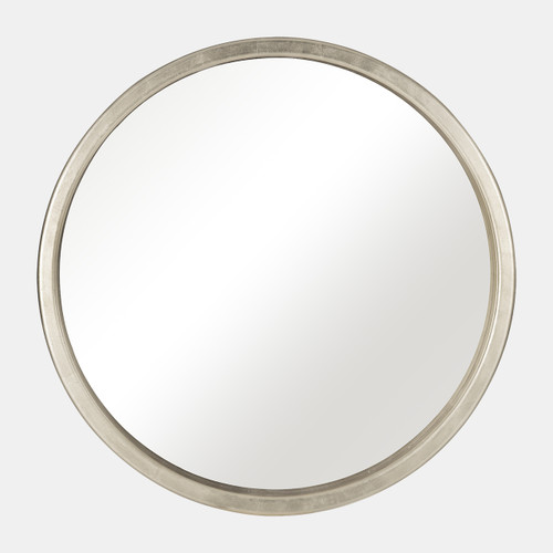 18117-01#47x47,  Champagne Circle Mirror